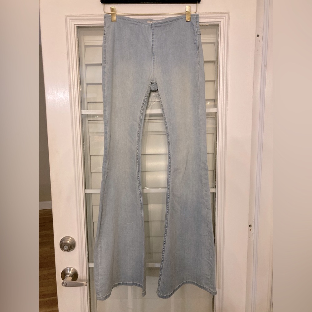 Free people denim bell bottoms